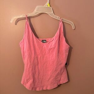 The North Face pink active workout tank top